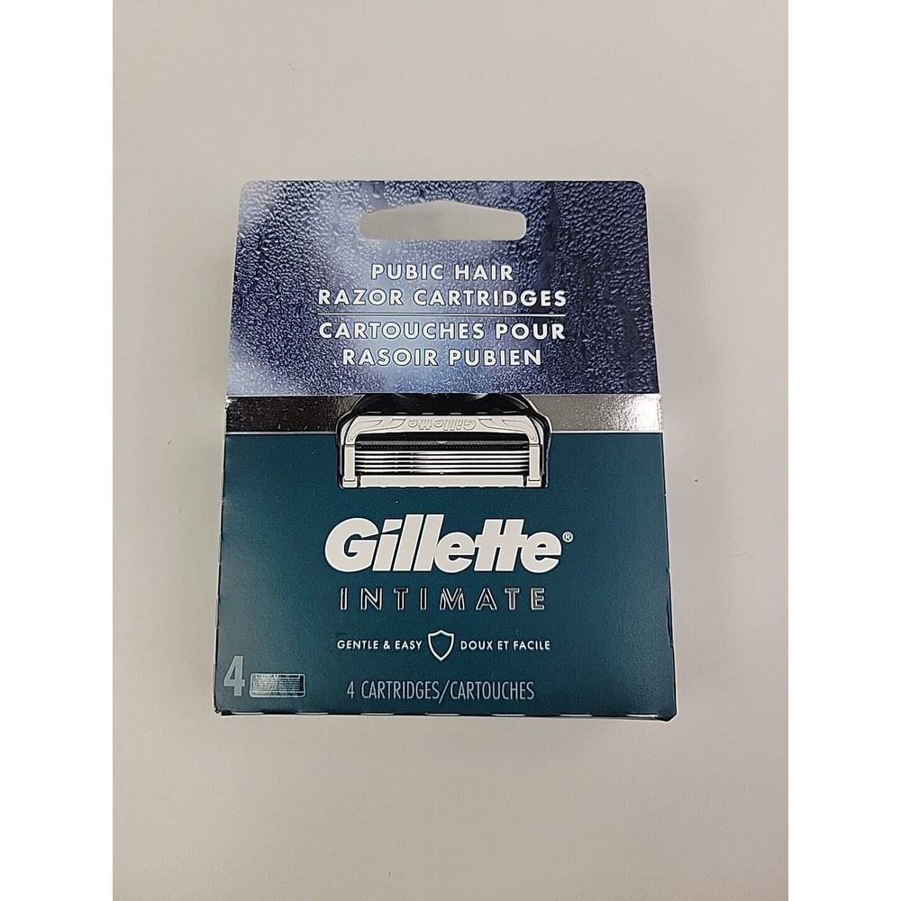 Gillette Intimate Pubic Hair Razor Cartridges 4 Pack